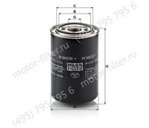 W94030 сменный масляный фильтр смазочной системы MANN