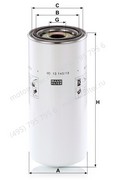 WD1314518 сменный масляный фильтр гидравлической системы MANN