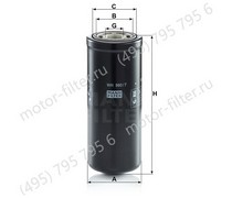 WH9807 сменный фильтр для гидросистем MANN