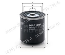 WK81580 сменный топливный фильтр MANN