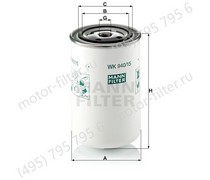 WK94015 сменный топливный фильтр MANN