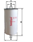 CS1675M фильтр очистки топлива накручивающийся SAMPIYON