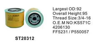 ST20312 топливный фильтр STAL