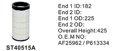 ST40515A фильтр очистки воздуха внешний STAL
